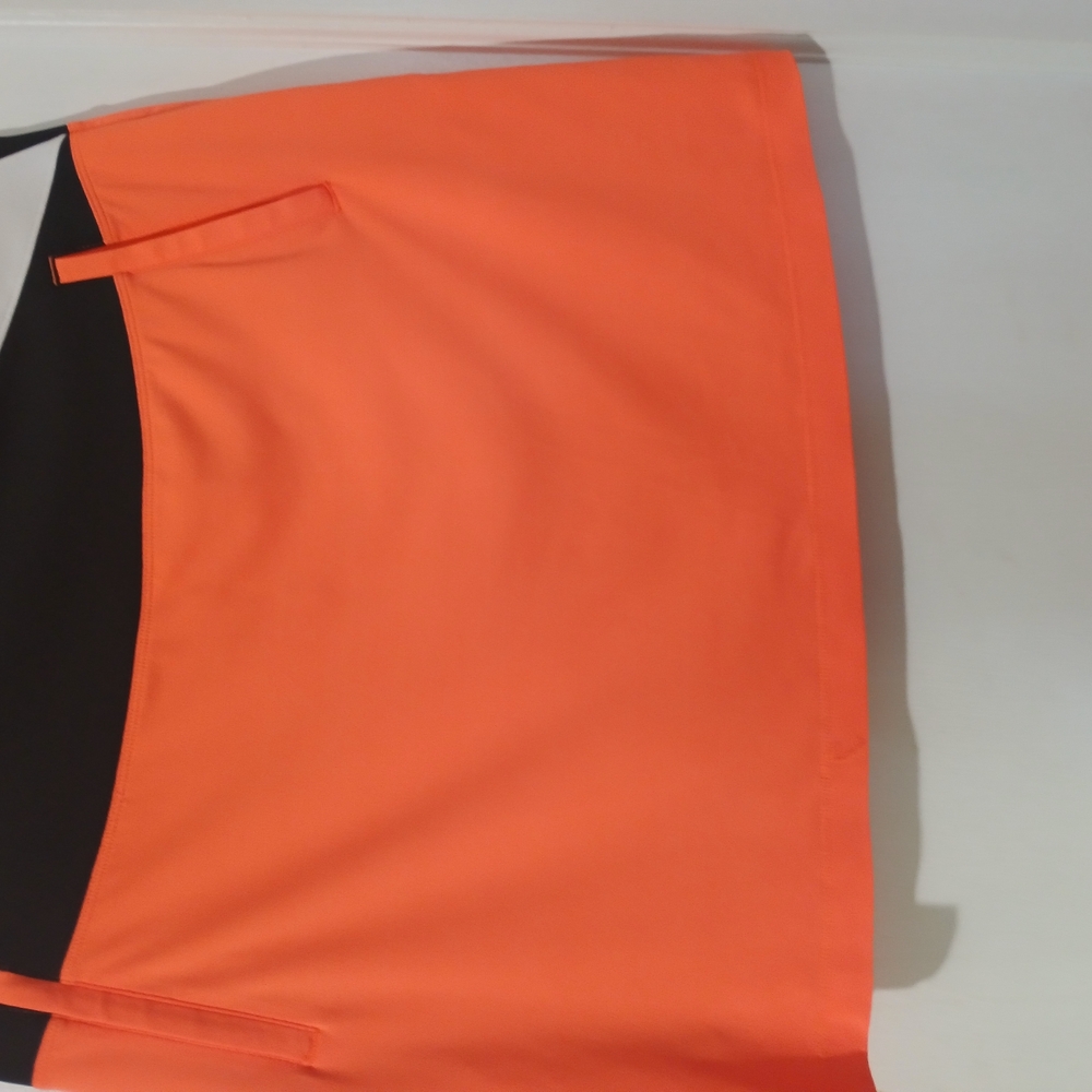 Vibrant Orange Mini Skirt
